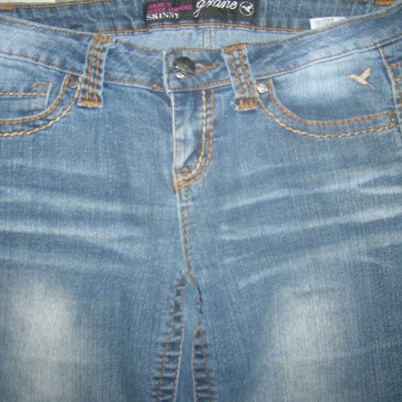 GRANE DARCY LOW RISE FLAP POCKET SKINNY JEANS 5 - Picture 8 of 8